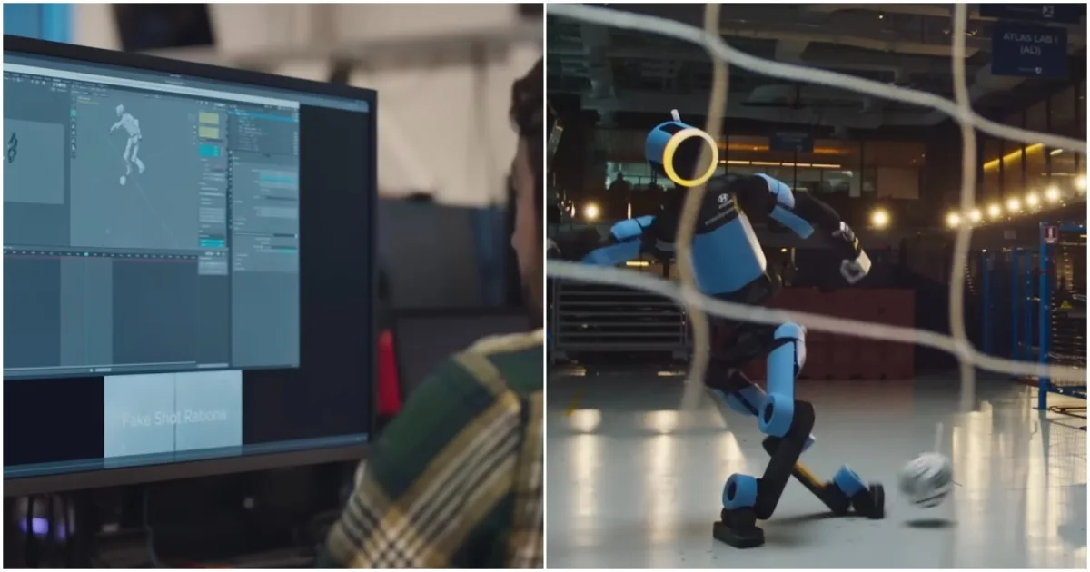 Blender Spotted In Boston Dynamics' Robot Football Training Pipeline