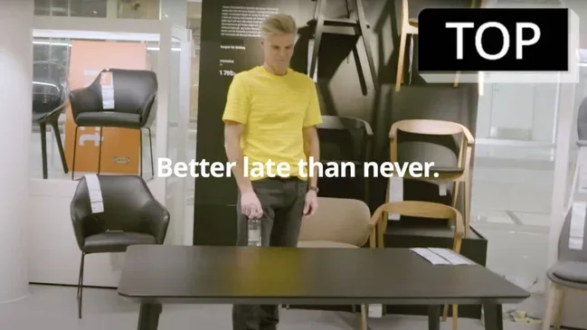 Warum Ikea mit "besser spät als nie" genau richtig liegt | W&V