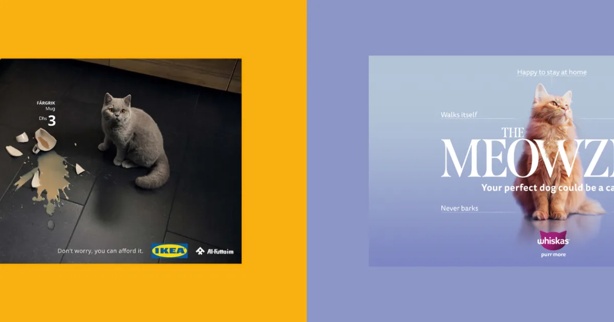 Are pets in ads always a winner?