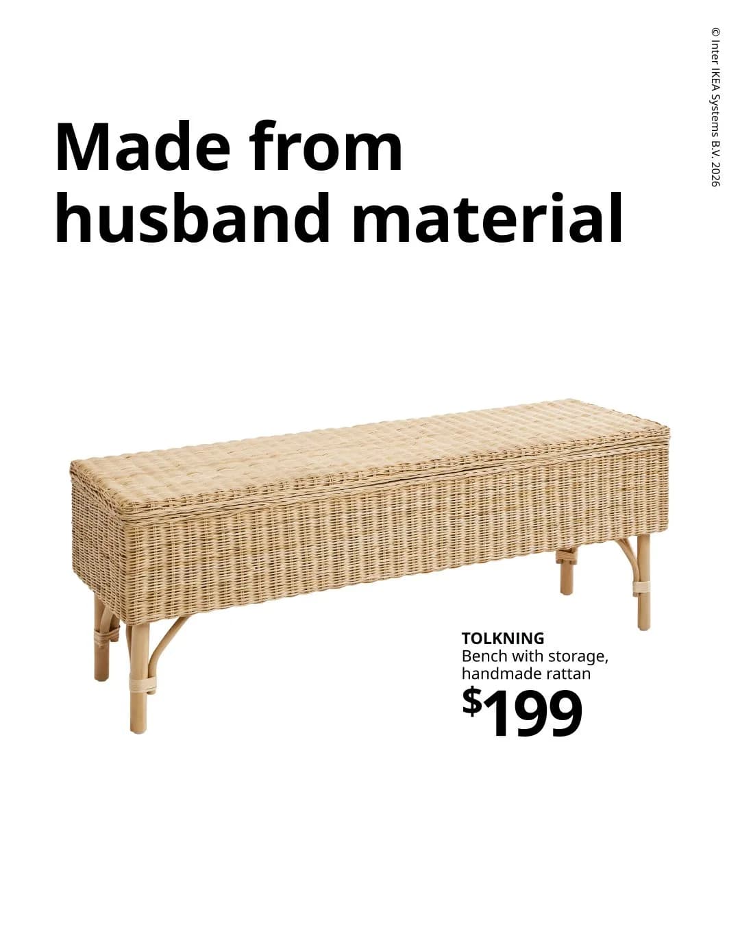 Made from husband material 🧺 🤣 We've got plenty of husband material. Be honest... how many times did you watch the trailer? #Wicker #AlexanderSkarsgård #WickerHusband
