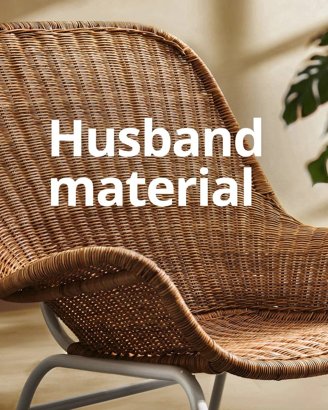 Made from husband material 🧺 🤣 We've got plenty of husband material. Be honest... how many times did you watch the trailer? #Wicker #AlexanderSkarsgård #WickerHusband