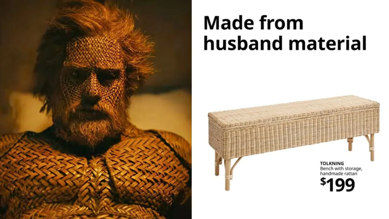 IKEA Turns Alexander Skarsgård’s Viral 'Wicker' Man Moment Into an Ad, and a Bench