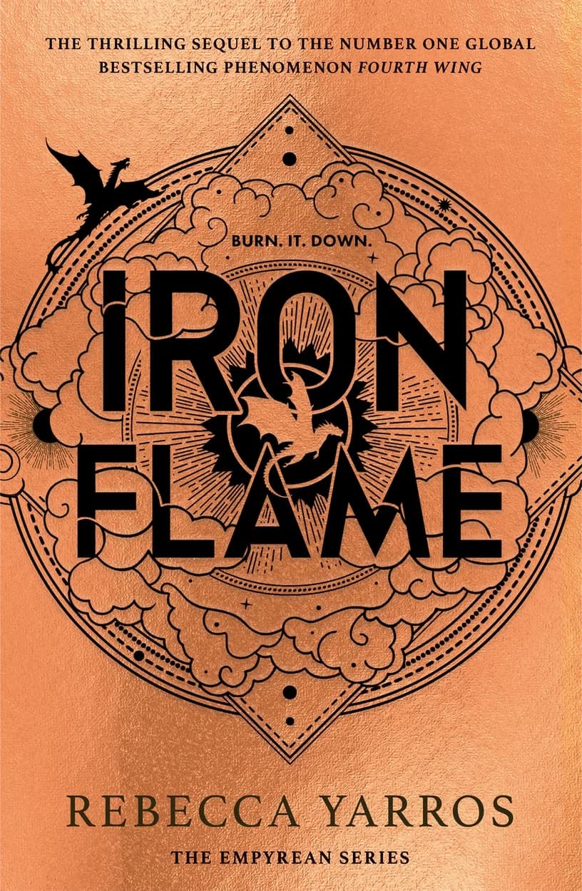 Publisher cover image for Iron Flame by Rebecca Yarros.