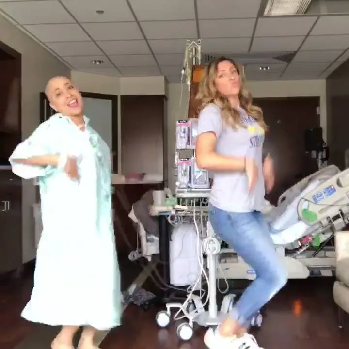 75M views · 560K shares | "Who says cancer and chemo have to get you down?" That's a question Dallas native Ana-Alecia Ayala asked and answered by putting the "Juju on that chemo" as they danced to…