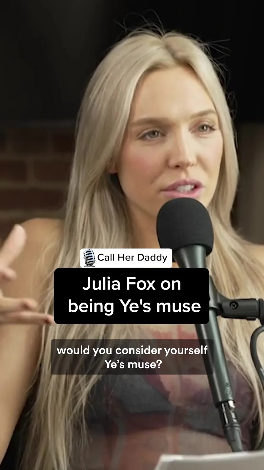 Here for @juliafox #kanyewest being each others' muses 💕 #juliafox #callherdaddy #daddygang #ye #popculturetea