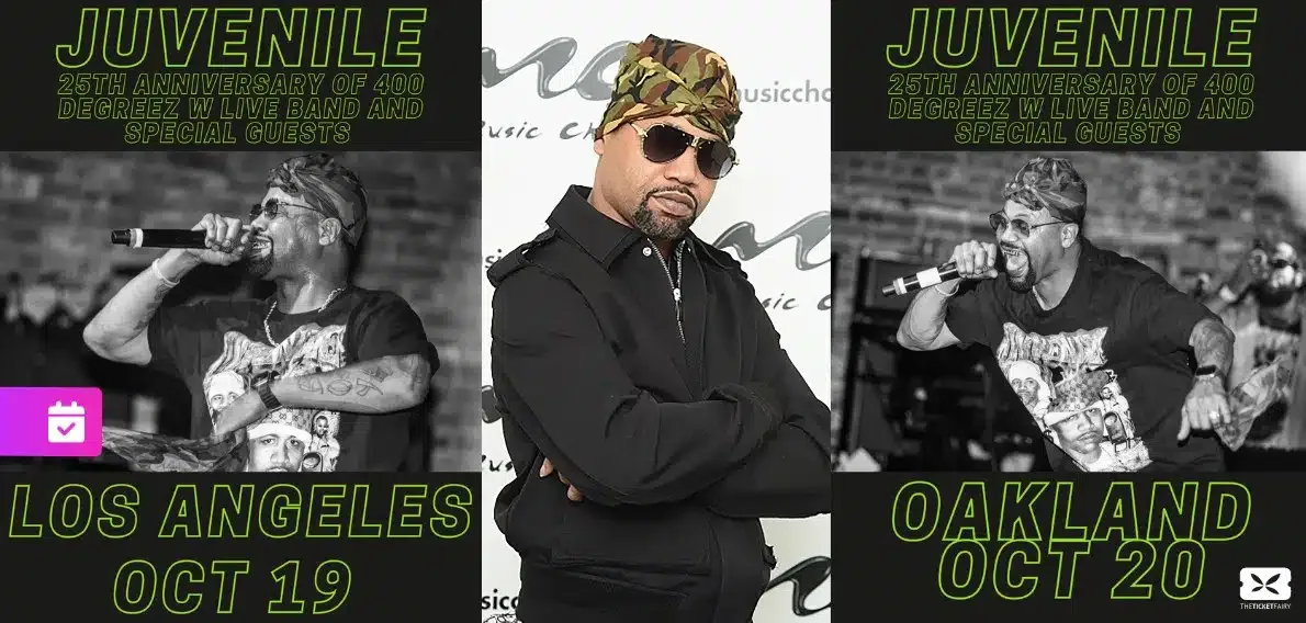 Juvenile to Celebrate 25 Years of ‘400 Degreez’ With Three Shows in California: TF Word
