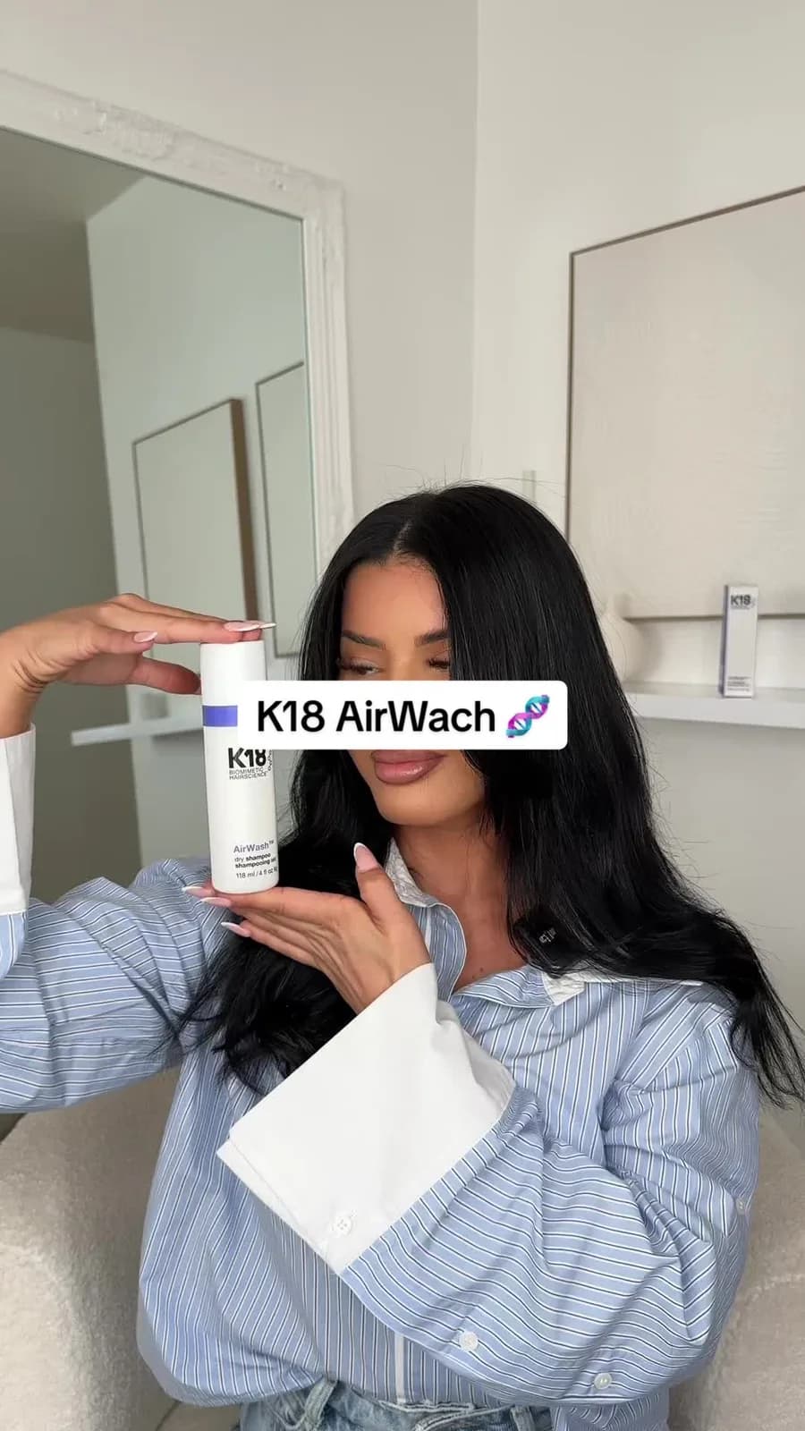Un shampooing sec qui rend vos cheveux propres sans les mouiller ? C'est possible avec le nouveau produit K18 AirWash ™️ !! 🧴🧬 @K18 Hair @SalonCentric * Collaboration * #k18results #k18partner…