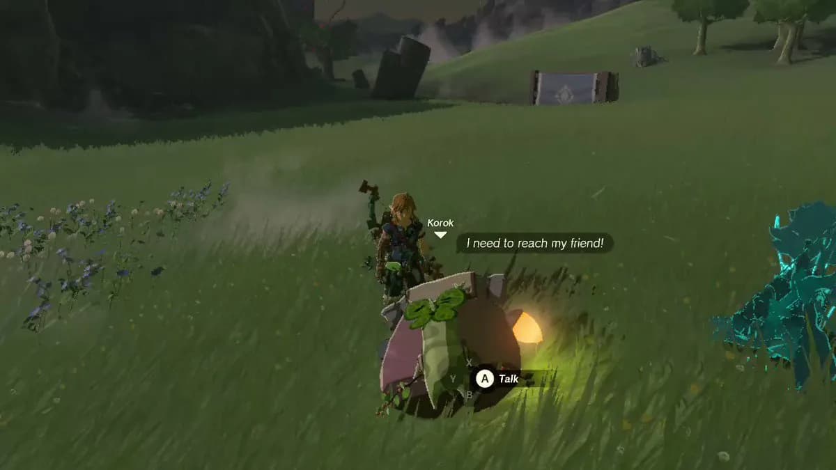 Don't worry Korok, you'll join your friend real soon. #TearsOfTheKingdom #Zelda #NintendoSwitch