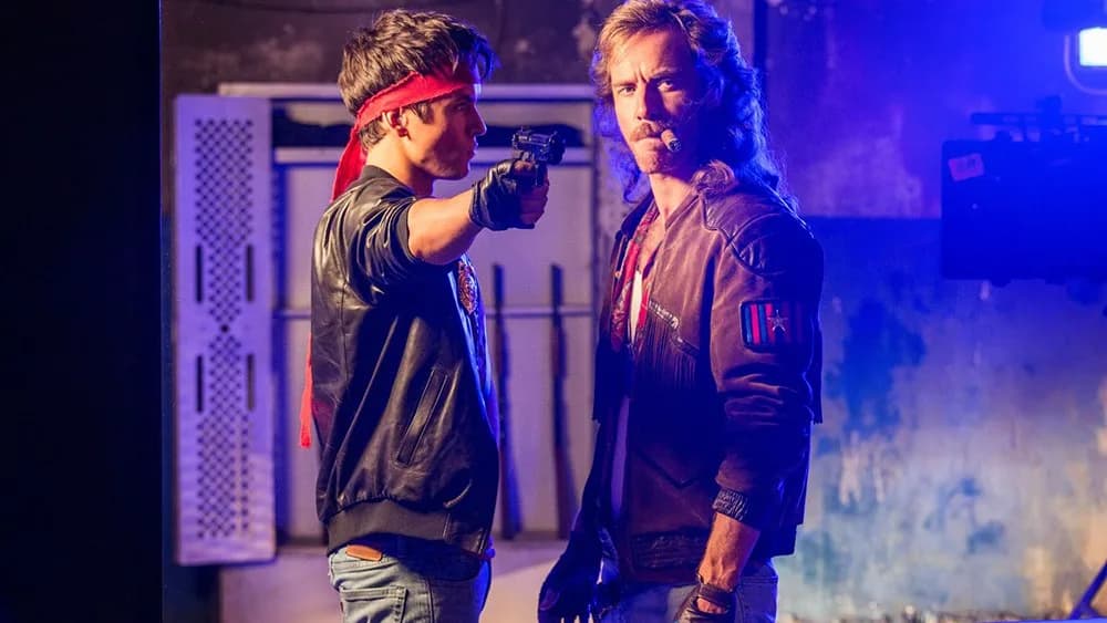 BTS still from Kung Fury 2