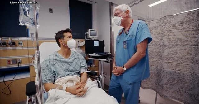 Ryan Reynolds and Rob McElhenney film their colonoscopy experiences to raise awareness