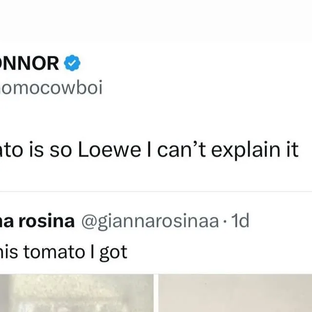Jonathan Anderson on Instagram: "Tuesday’s 🍅🍅"