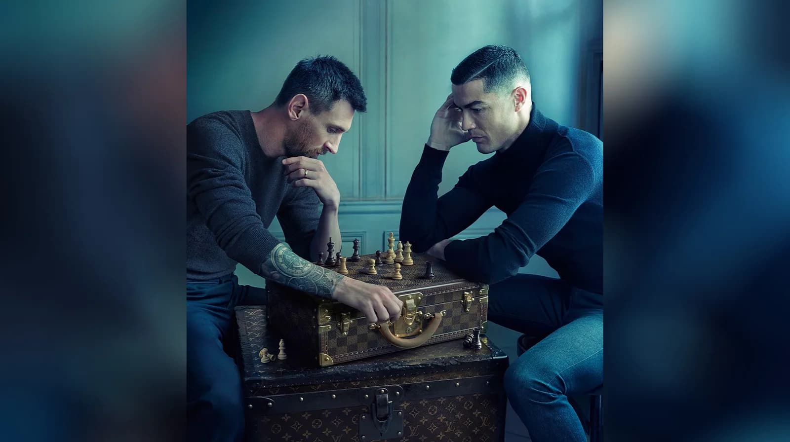 Messi and Ronaldo Playing Chess | Know Your Meme
