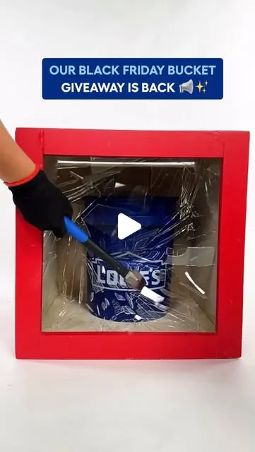 Lowe's Home Improvement on Instagram: "🪣 Our Black Friday Bucket Giveaway is BACK 🪣 🎉 The first 50 members in-store on 11/28 get a FREE Lowe’s bucket full of products AND a chance to get a FREE…