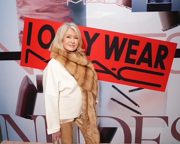 Martha Stewart attends I Only Wear MAC Event at MAC Soho on February...
