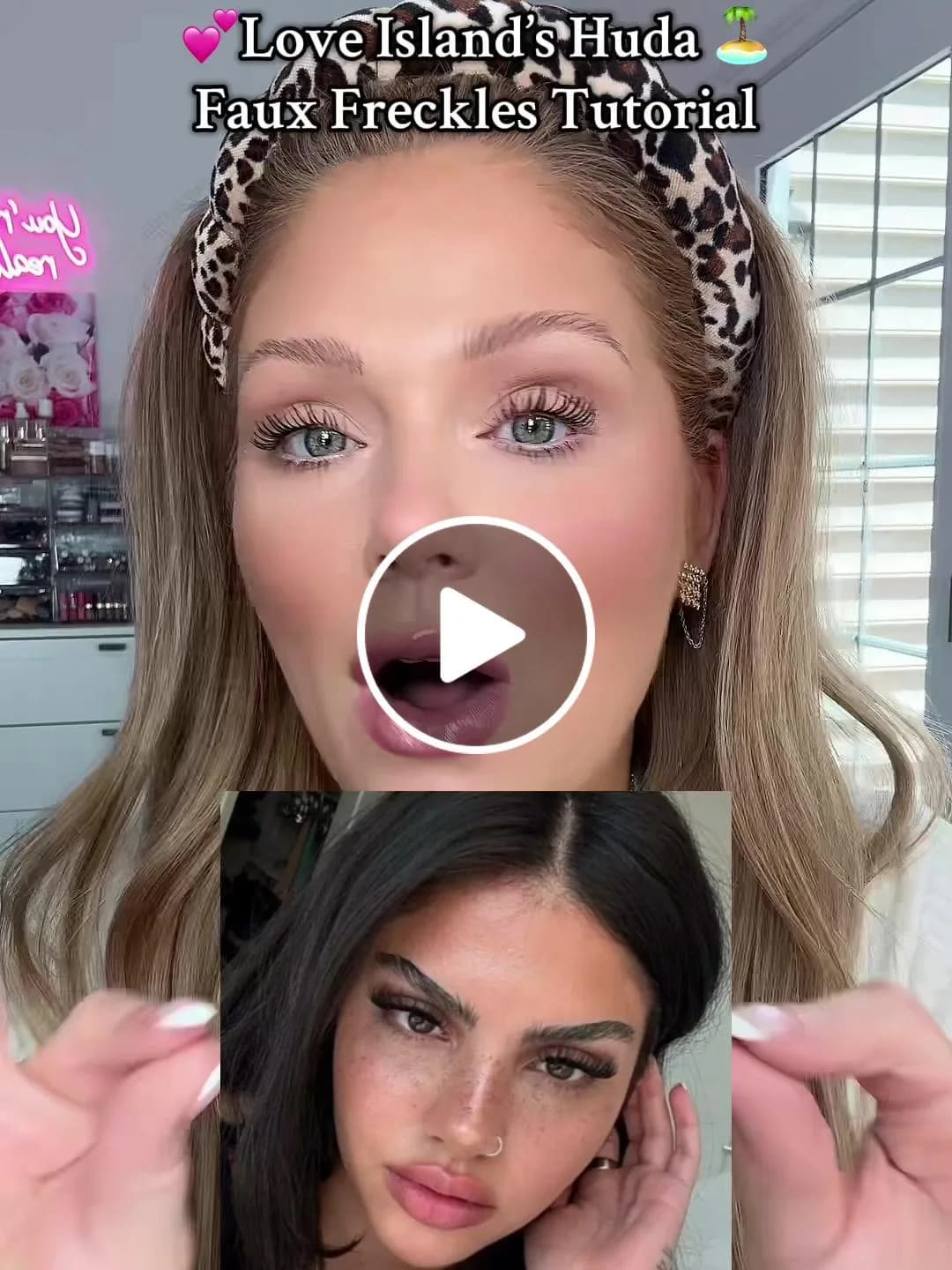 Get Huda's Faux Freckles: Love Island Makeup Tutorial