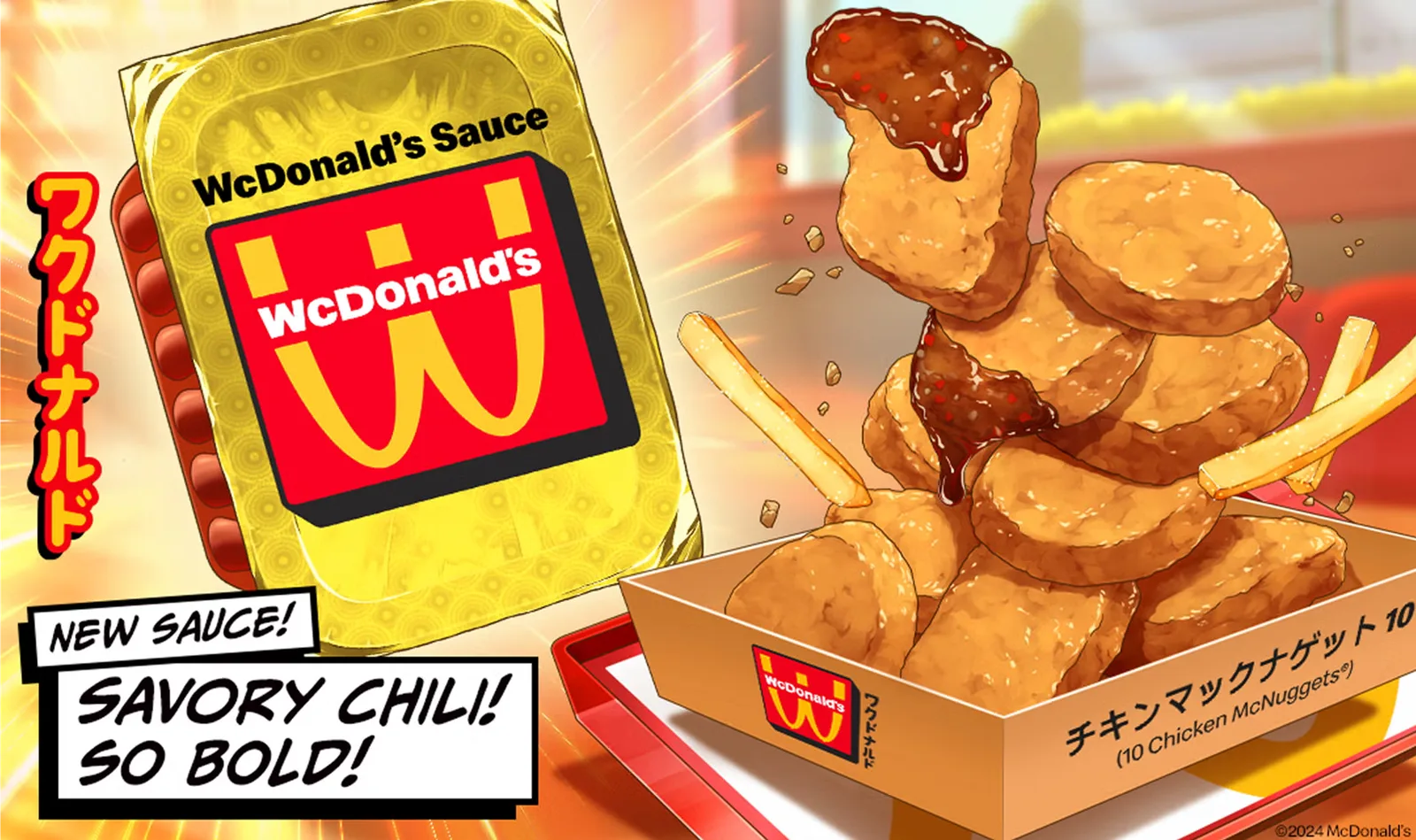 tms transforms McDonald’s into the anime world of WcDonald’s for latest campaign - tmsw