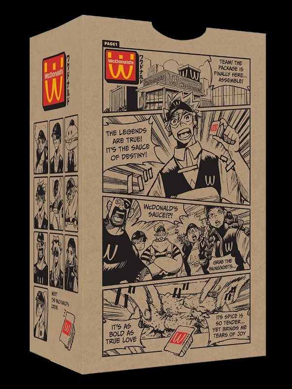 WcDonald’s manga takeout bag
