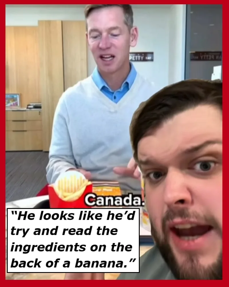 The CEO of McDonald’s went viral with this unconvincing pretence of enjoying their new burger, and Garron Noone absolutely nailed the problem