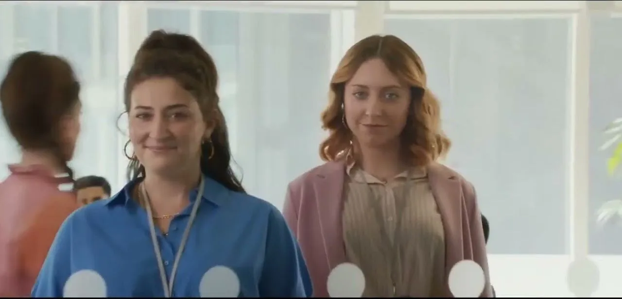 Edgar Wright’s office workers invited colleagues to McDonald’s by raising their eyebrows to Yello’s Oh Yeah.