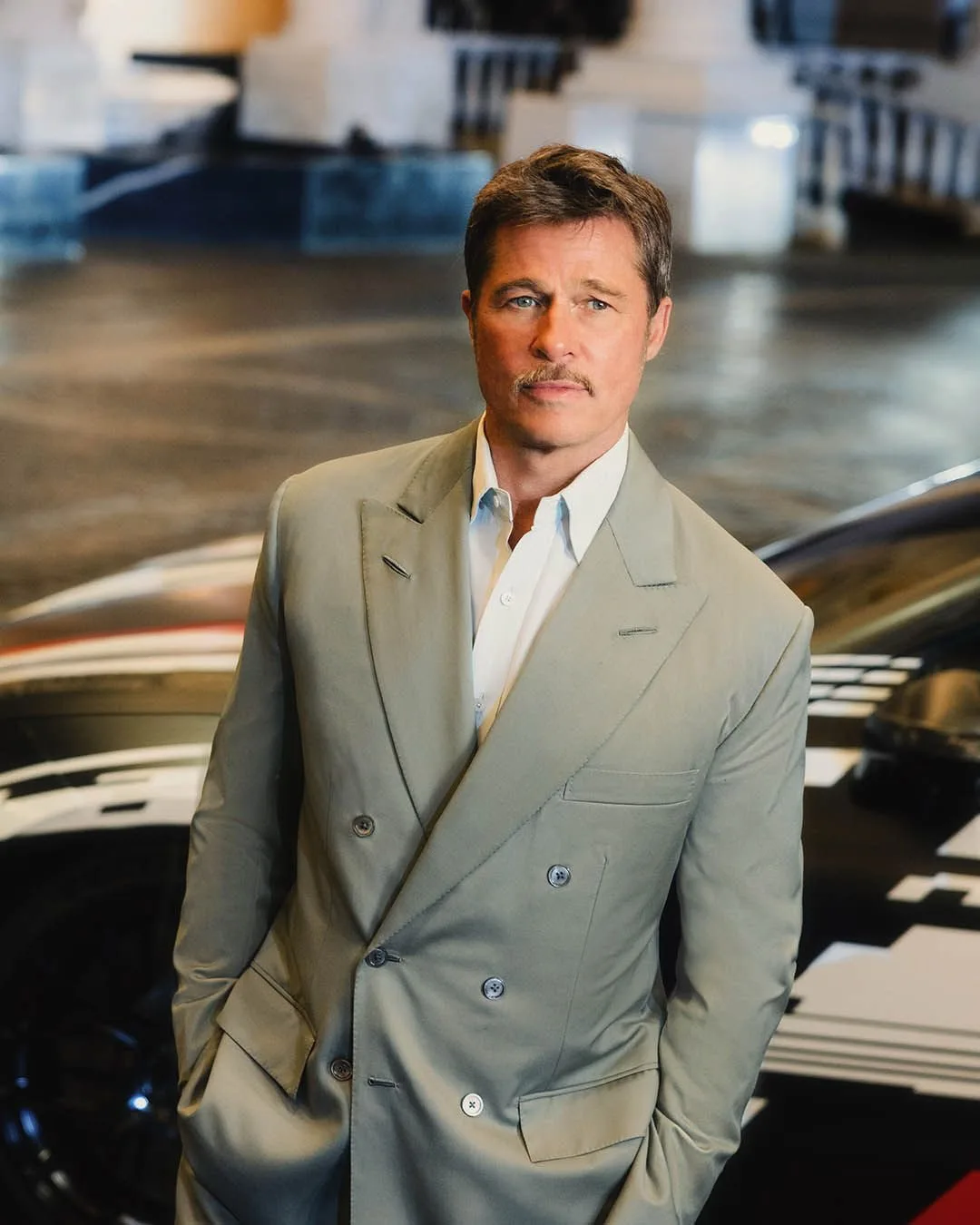Part time F1 driver, full time valet driver for Brad Pitt 😂 So cool to be a part of this campaign with @mercedesamg in the Mercedes-AMG GT 4-Door Coupe Prototype 🔥🔥