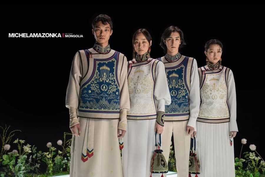 MONGOLIAN OLYMPIC OPENING UNIFORM THEY WIN THIS IS BEAUTIFUL