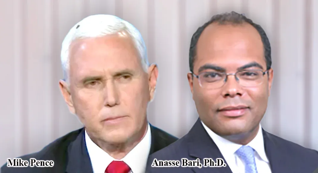 Insect Flies Above the Candidates in VP Debate
