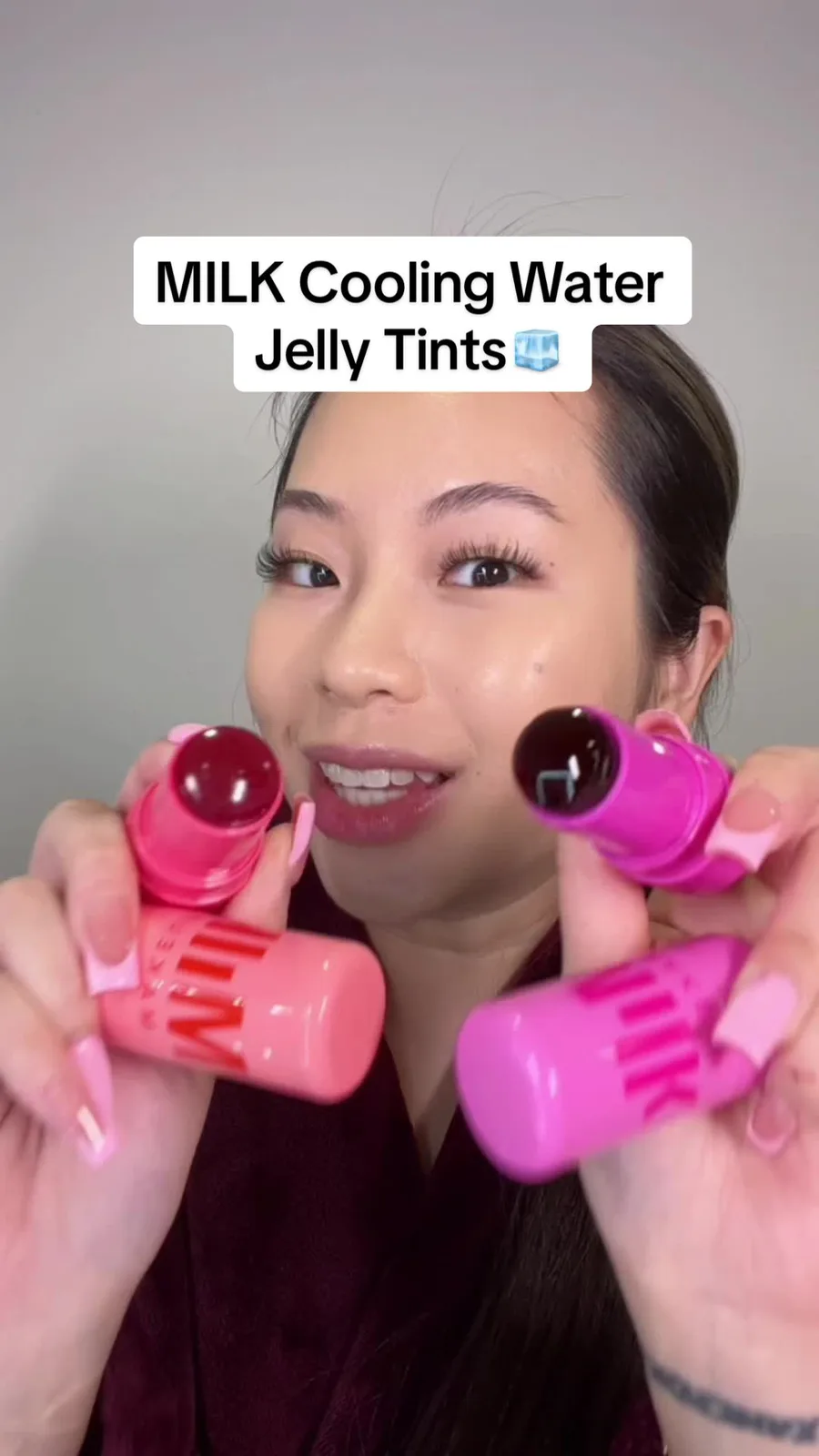 These new @milkmakeup cooling water jelly tints are probably the most INNOVATIVE thing of 2024 but also they deliver one of the most long lasting blush I have ever tried 😭 Check them @sephora or…