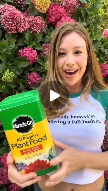 Miracle-Gro on Instagram: "we’re declaring it’s officially #FullBushSummer with @gabby.windey"