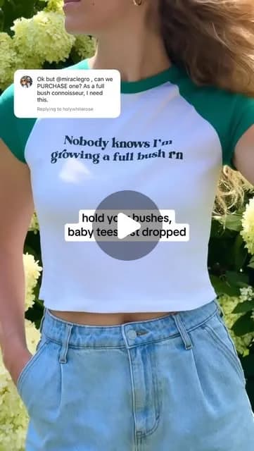 Miracle-Gro on Instagram: "Dreams do come true 💭🌳 Snag your very own #FullBushSummer tee at the 🔗 in our bio!"