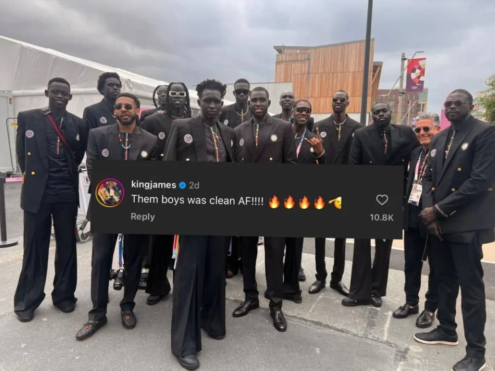 LeBron in awe of South Sudan’s Moshions outfits at Olympics, Hollywood stars visit Rwanda and co.