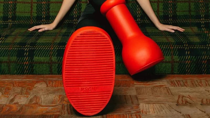 Look of the Week: With these big red boots, fashion is entering its silly era | CNN