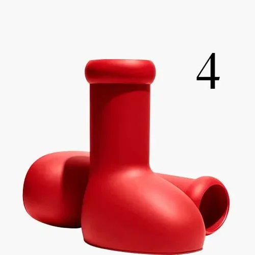 MSCHF Big Red Boots, product photograph in the official Lyst Q1 2023 index.