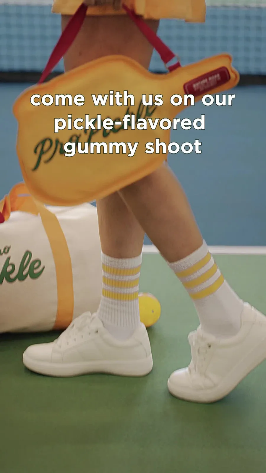 Pickle vibes were in full swing on the set of our Nature Made pickle-flavored gummy multivitamin shoot. Are you #ProPickle 🥒 or #NoPickle? 😝 Get the gear at NatureMade.com/Pickleball (link in…