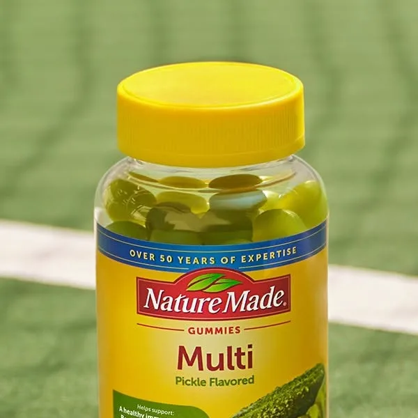 Nature Made vitamins on Instagram: "Dare to try our new pickle-flavored gummy multivitamin? They’re going fast! Get them at our link in bio and let us know: are you #ProPickle or #NoPickle? Hurry —…
