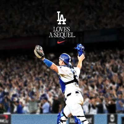 Agency award-entry page for Nike’s LA Loves a Sequel creative