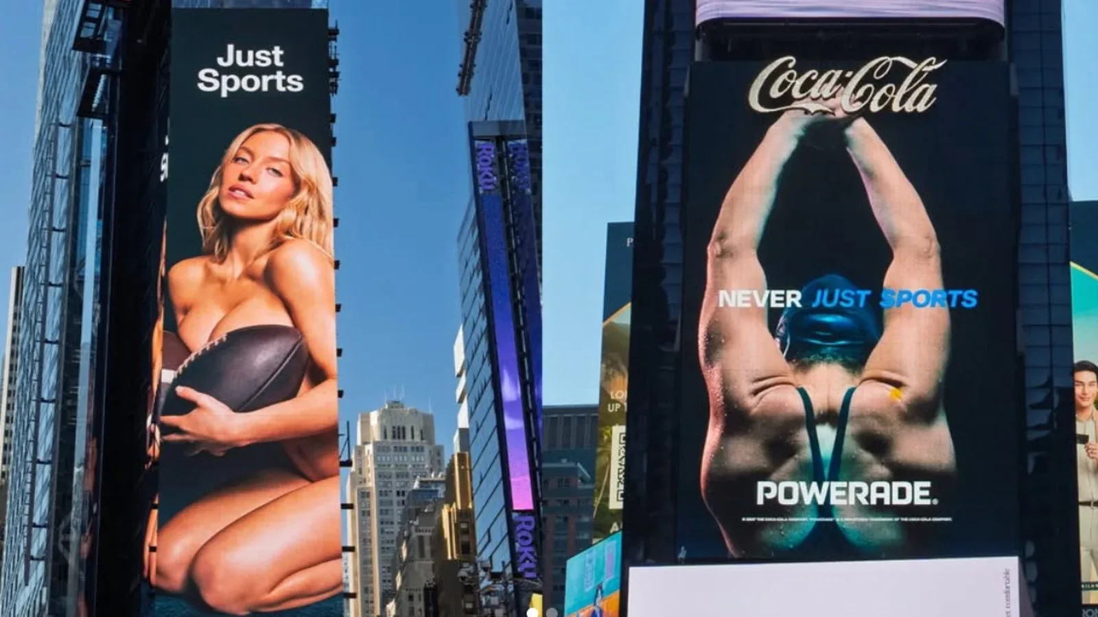 Powerade and Novig go head to head in Times Square