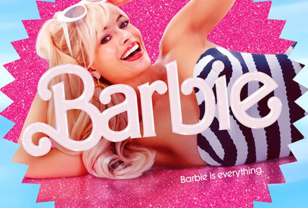Margot Robbie as Barbie Warner Bros Movie Poster