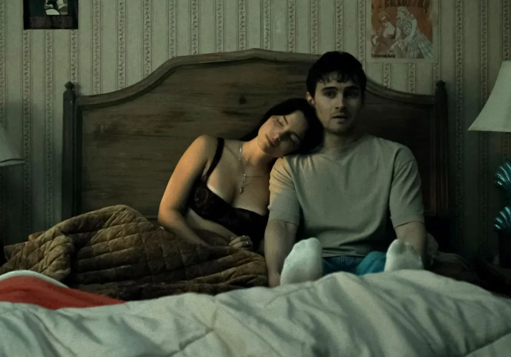 Inde Navarrette and Michael Johnston in 'Obsession' (2026)
