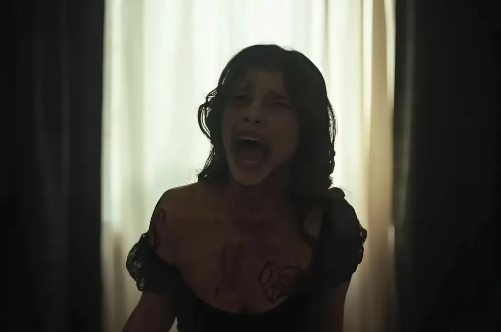 Inde Navarrette in a scene from the movie Obsession