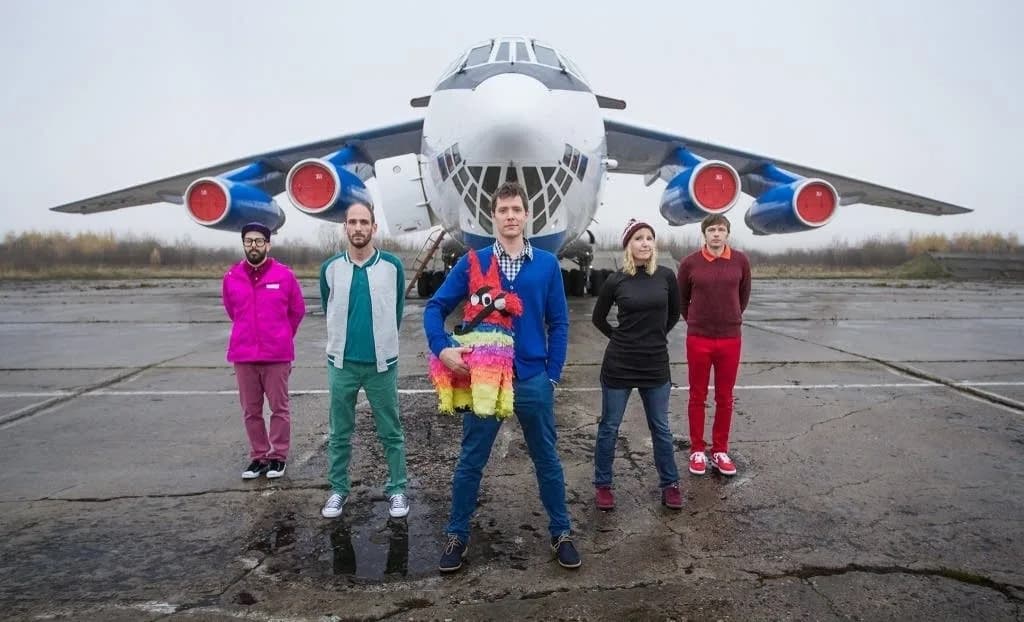 The OK Go song 'Upside Down and Inside Out' gets a literal video treatment