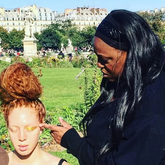Sylvie Fabregon on Instagram: "#wantedmodels #coralie #vogue #pattakesparis #tuileries @wantedmodelsagency"