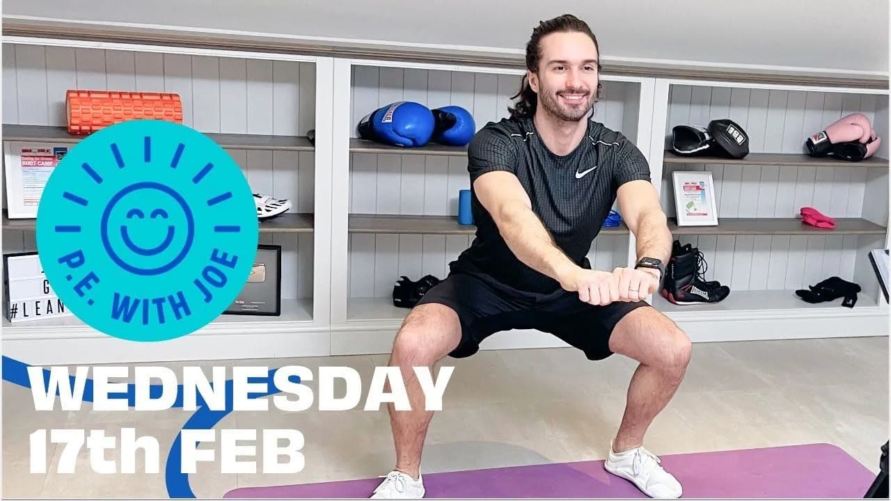 How to watch PE with Joe Wicks Wednesday 17 February