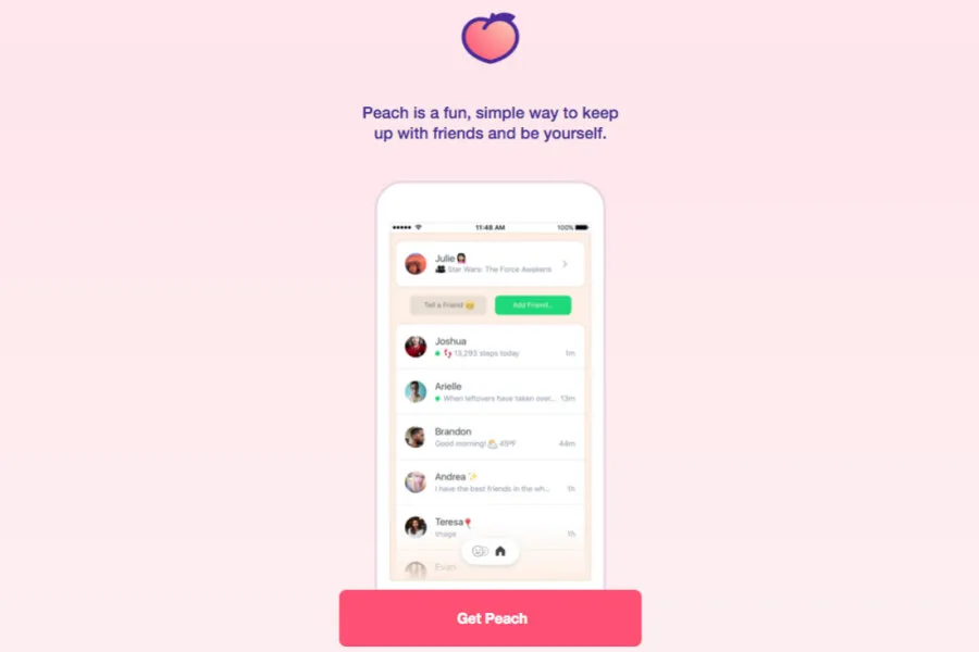 Peach – a plucky, pared down social network – ditches news feeds and hashtags