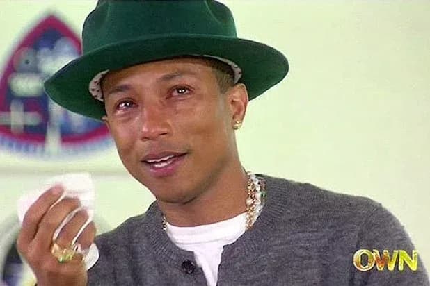 People Love Watching 'Happy' Pharrell Cry for Oprah (Video)