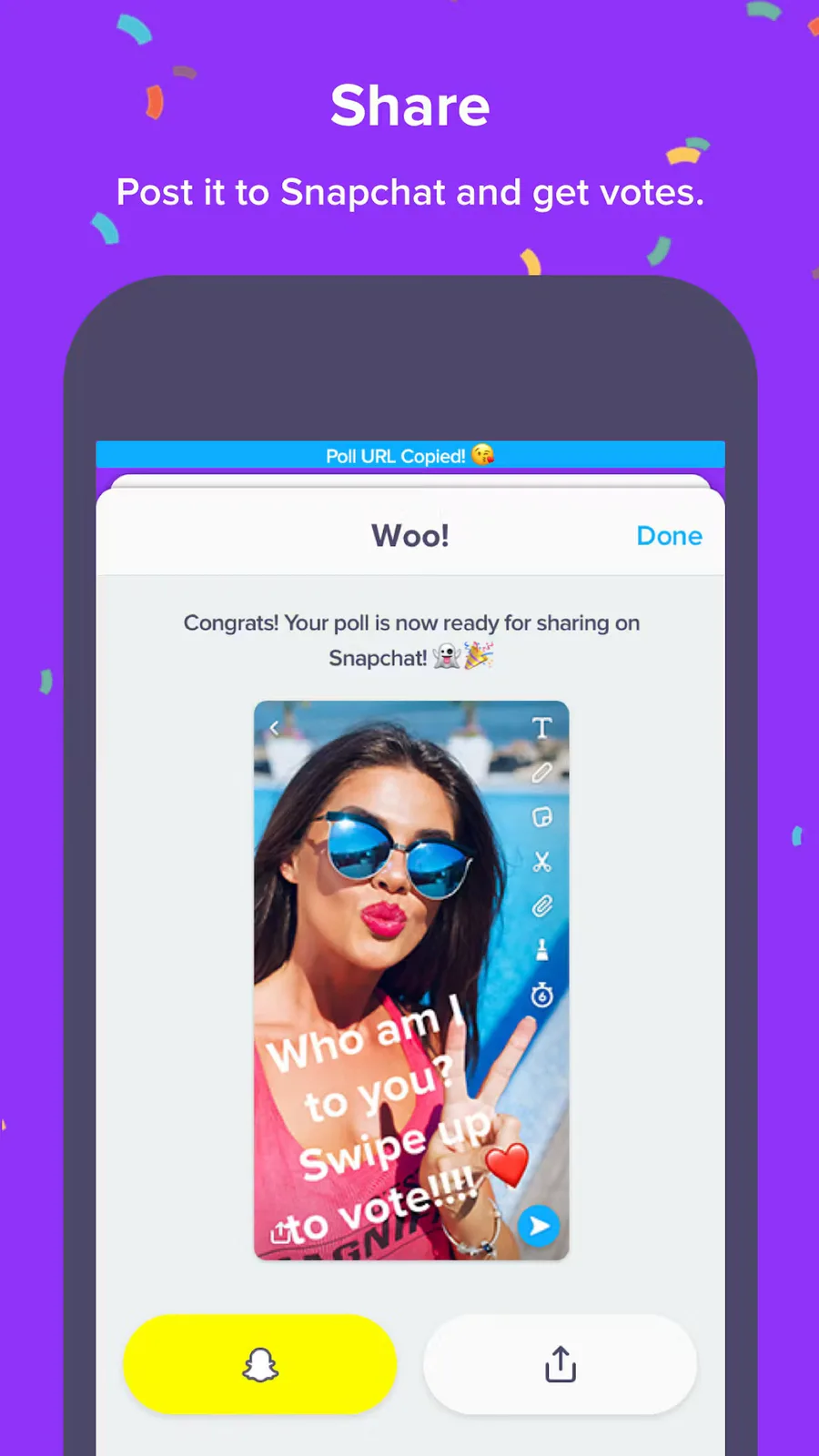 Second Polly app screenshot supplied in its Product Hunt gallery