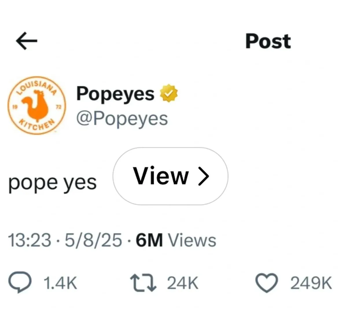 Popeyes 'Pope Yes' Tweet: Genius Marketing or Cringe-Worthy? My Take!