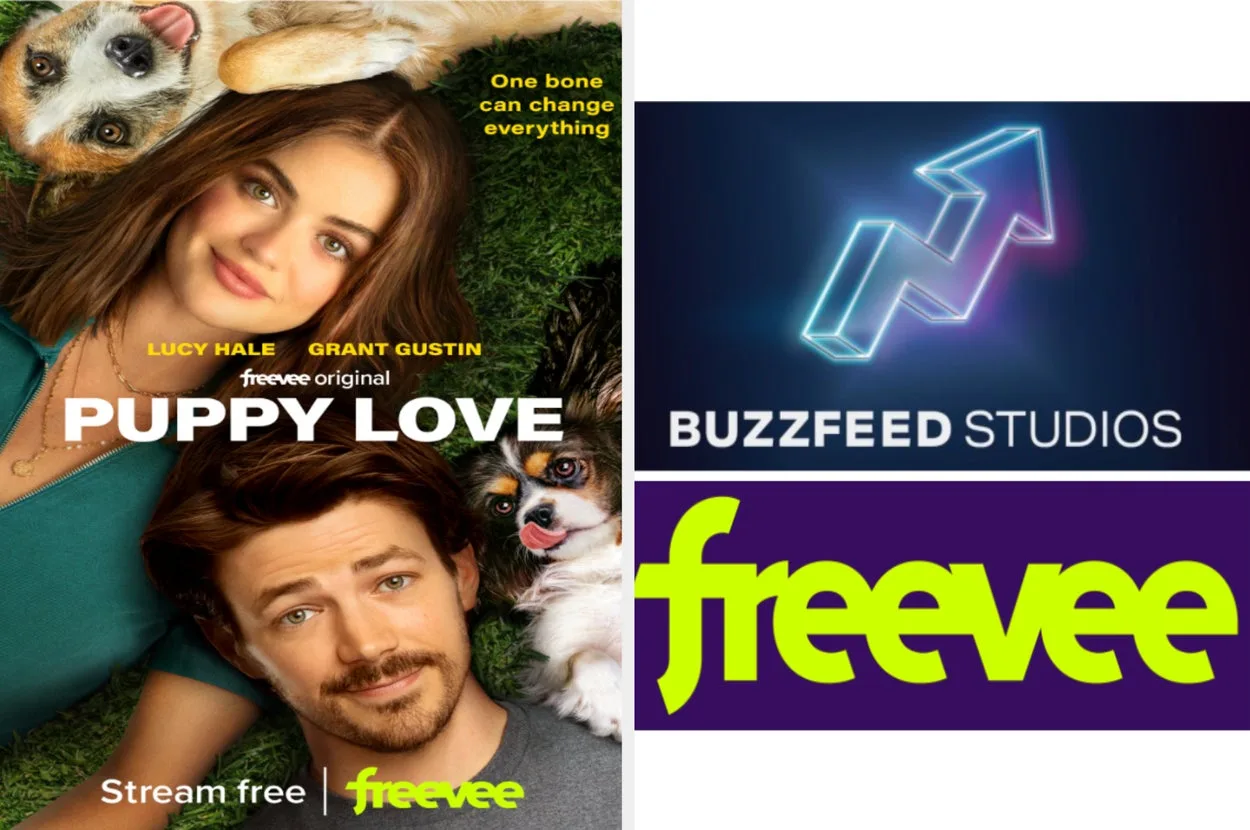 Puppy Love Finds New Meaning In The Upcoming Amazon Freevee Original Film, Starring Lucy Hale And Grant Gustin, Premiering August 18