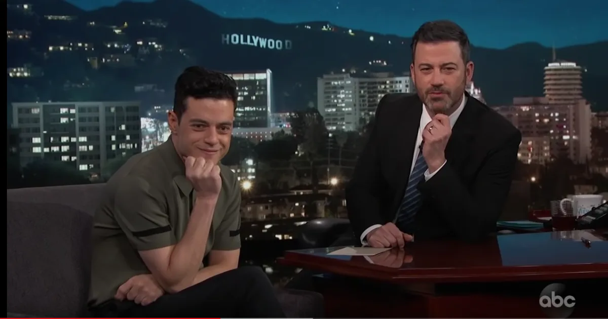 Rami Malek talks Nicole Kidman snub with Jimmy Kimmel