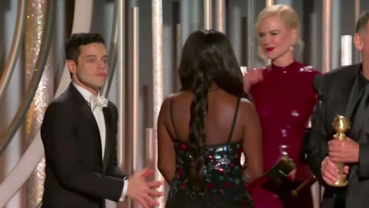 Rami Malek and Nicole Kidman