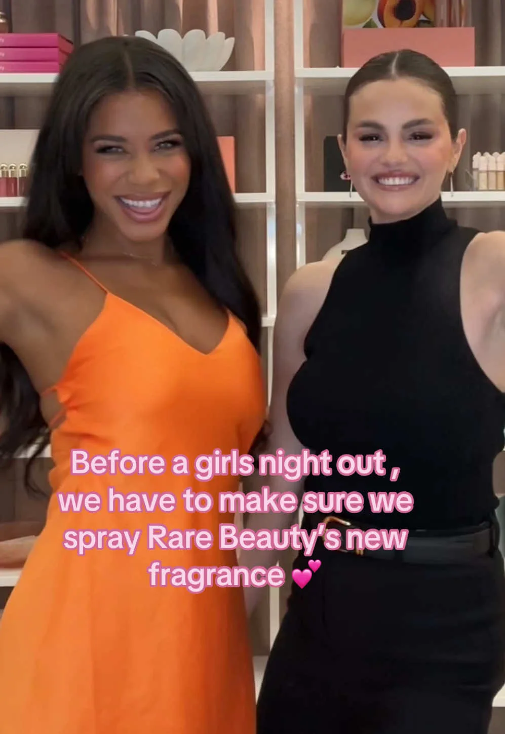 Before leaving the house , we need to make sure we smell good. Spray the perfume so much that it’s our new oxygen. I love this smell & def wearing it on a daily basis xoxo ❤️💕❤️💕 @Selena Gomez…
